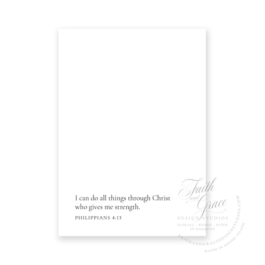 The Perfect Pink Get Well Religious Greeting Card