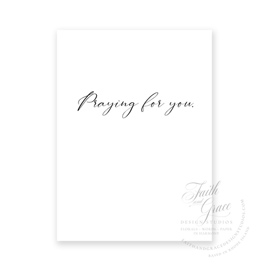 Praying for You Script