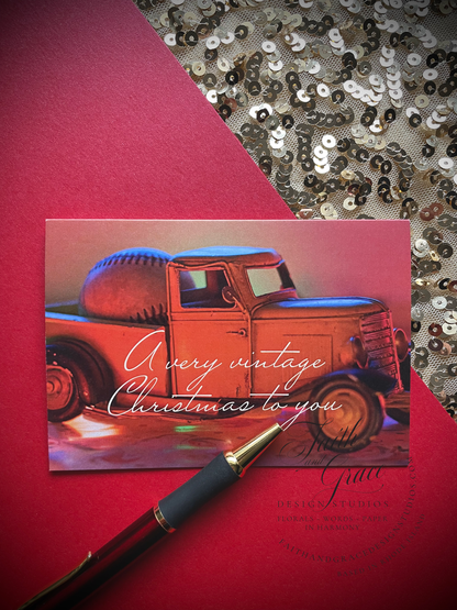 Very Vintage Christmas Piccolina Christmas Card