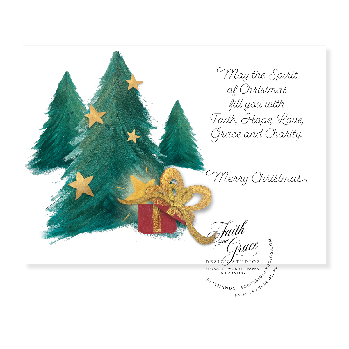 5 Gifts of Christmas Piccolina Christmas Card