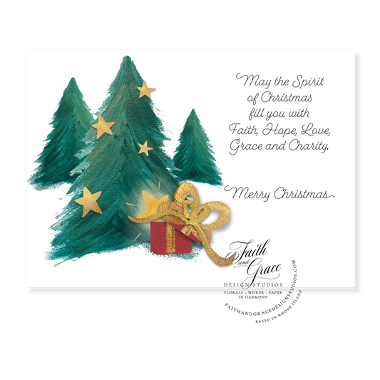 5 Gifts of Christmas Piccolina Christmas Card | Annual Christmas Card