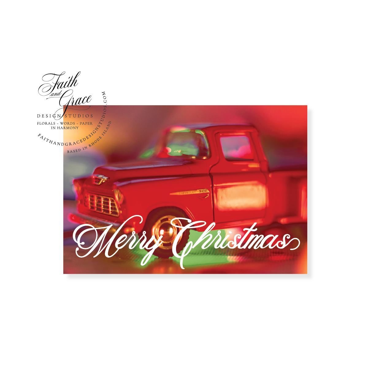 Merry Christmas Vintage Christmas Card