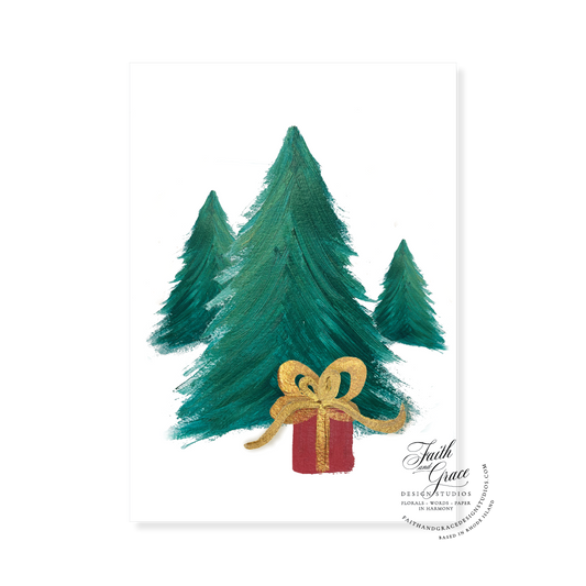 5 Gifts of Christmas Christmas Card
