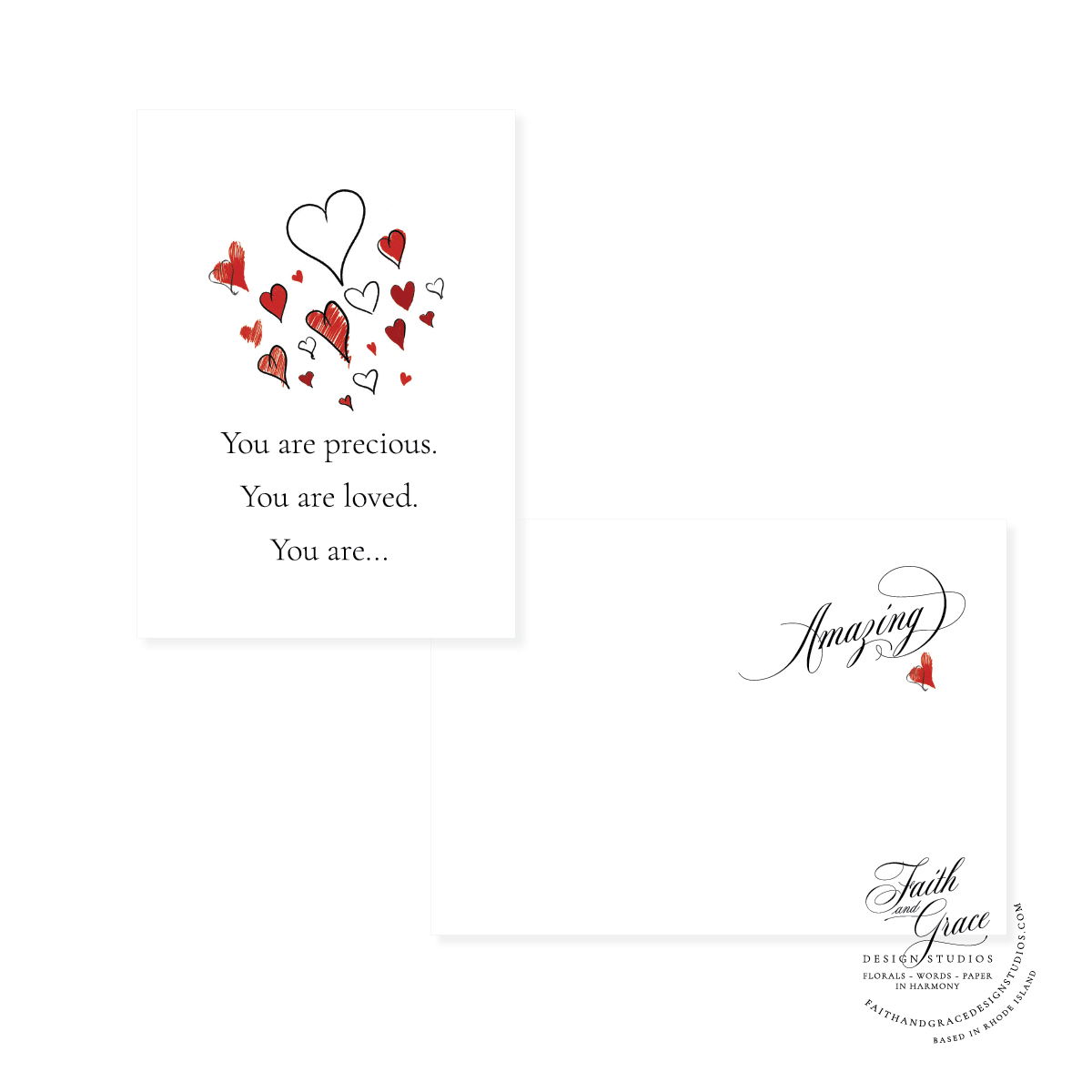 You are Precious You are Loved Piccolina Card