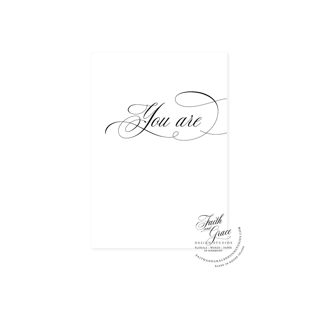 you are loved valentines day card