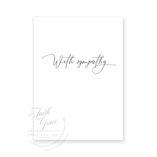 Sympathy and Peace Card